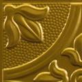 Tin Ceiling Powder Coated Color Sample Finish: Golden Brass