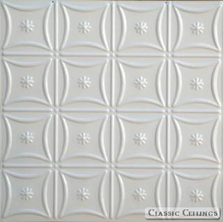 Tin Ceiling Design 200 Painted 003 Creamy White