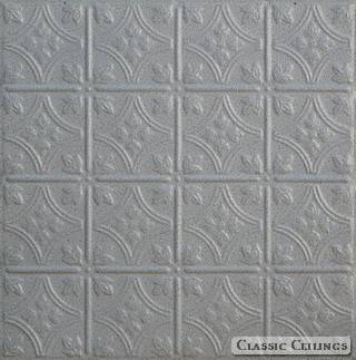 Tin Ceiling Design 209 Painted 001 Black White Vein