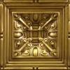 Tin Ceiling Design 1x1 508 Antique Plated Brass