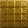 Tin Ceiling Design 205 Painted 402 Golden Brass