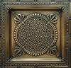 Tin Ceiling Design 2x2 518 Antique Plated Brass
